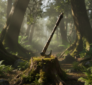 ขวานอเนกประสงค์แบบพกพา แข็งแรงทนทาน ด้ามไม้ พับได้ หัวขวานเหล็กกล้าคาร์บอนสูง ด้านหลังแบน สำหรับงานอุตสาหกรรมและกิจกรรมกลางแจ้ง - Product Image 2