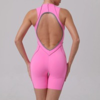 Mono de verano 2023 para mujer, de cintura alta, estilo hip hop, con cuello cuadrado, tirantes ajustables, ajuste ceñido, transpirable, largo completo