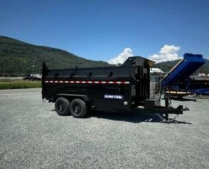 Remolque Volquete Telescópico de Alta Calidad 7x14, Remolque Volquete Agrícola de 14,000 lb a Buen Precio - Product Image 4