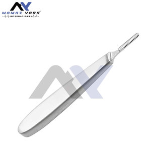 <b>Scalpel</b> Handle #8 Stainless Steel with 100 <b>Scalpel</b> <b>Blades</b> #24 Carbon Steel Individually Packed Replacement <b>Blades</b> - Product Image 4