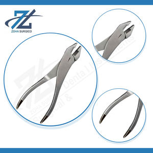 Alicates de Corte de Alambre de Acero Inoxidable con Mangos Dorados y Borde de Carburo de Tungsteno de 120 mm de Largo para Alambre de 0.2 mm, Uso Quirúrgico, Certificación CE - Product Image 4