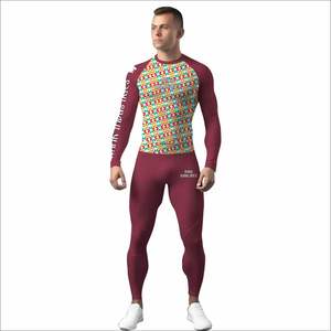 Conjunto de Protección Solar Transpirable de Diseño Único Más Vendido, Logotipo Frontal, Material de Poliéster/Spandex, Antibacteriano, Secado Rápido para Hombres Adultos - Product Image 3