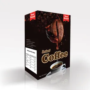 Индивидуальная Этикетка OEM, растворимый кофейный порошок от бобов до мгновенного вкуса, лучшее качество, упакованный простой Саше