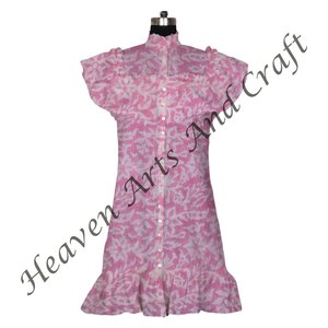 Meilleure vente Collection d'été Robe midi ethnique imprimée décontractée pour femmes Manches tissées Vêtements d'été imprimés en blocs - Product Image 5