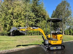 LIVRAISON GRATUITE CFG QK18R MINI-EXCAVATRICE HYDRAULIQUE 15 CV COMMANDES PÉDALIÈRES LAME DE 39 POUCES BAC À DÉGRAVURE DE 16 POUCES APPROUVÉE EPA CE POURCHÈVRE HYDRAULIQUE - Product Image 5