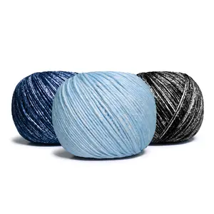 100% brezilyalı bakire pamuk ipliği kot etkisi Ne 8/5 (378 Tex) - 100g (264m) Crocheting ve örgü için spor ağırlık iplik