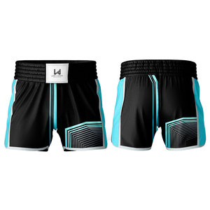 Poliéster Sublimación Impreso Kick Boxing Pantalones Hombres Mujer Muay Thai Short Custom Mma Shorts para venta al por mayor - Product Image 3