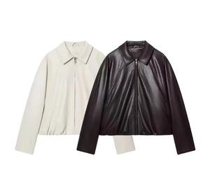 Factory made <b>womens</b> <b>leather</b> <b>jackets</b> breathable <b>long</b> sleeves best manufacturer customized <b>women's</b> <b>leather</b> coats <b>jackets</b> - Product Image 1