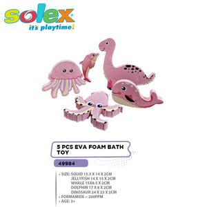5 PIEZAS DE JUGUETES DE BAÑO DE ESPUMA EVA PARA NIÑOS, PARA JUEGOS EN INTERIORES - Product Image 2