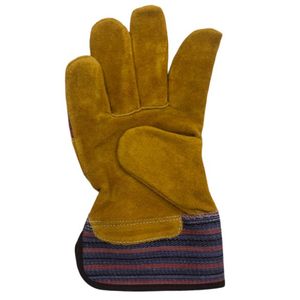 100% High Quality <b>Cow</b> Split Leather Rigger Gloves Hand Protective Sports Gloves for Working and Sports - Product Image 4