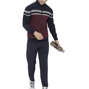 Service OEM Nouveau Logo Personnalisé Élégant Skinny Fit Ensemble de Survêtements de Jogging Lourds en Coton/Polyester pour Hommes Vente en Gros - Product Image 4