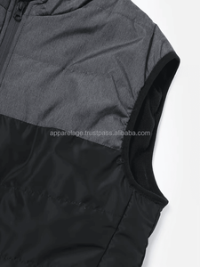 Chaleco sin mangas para hombre, chaqueta utilitaria con múltiples bolsillos, algodón, poliéster, chaleco de carga para hombre, chaleco de trabajo para hombre - Product Image 4