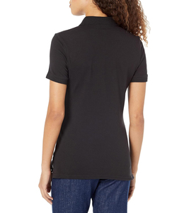 Logotipo personalizado de alta calidad para mujer para Polos 100% algodón impreso Jersey tejido Casual personalizado uniforme liso en blanco - Product Image 3