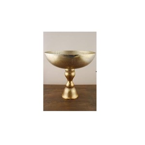 <b>Silver</b> Coral Aluminum Sustainable American Style Polished Fruit Salad <b>Bowl</b> for Home & Restaurant Decor Indian Supplier Wholesale - Product Image 3