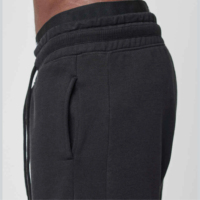 Nouveaux shorts de sport décontractés pour hommes en coton éponge respirant, longueur genou, taille élastique, style hip-hop, collection 2026