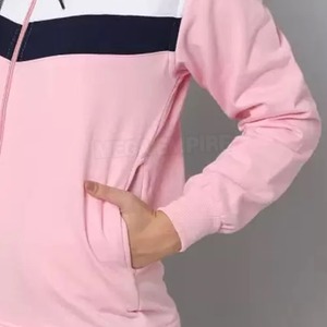 เสื้อฮู้ดมีซิปตัวสั้นแนวสตรีทมีฮู้ดผ้าขนแกะกันลมสำหรับฤดูใบไม้ร่วง - Product Image 4