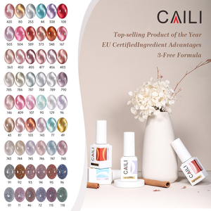 Crea tu propio set mini de esmaltes de uñas efecto ojo de gato, más de 1000 colores, Moonlight, magnético, plateado, con purpurina, efecto espejo, Smoothie, efecto ojo de gato, gel UV, OEM - Product Image 2