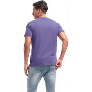 เสื้อยืดผู้ชายทรงหลวมผ้า100% คุณภาพสูงผ้าคอตตอนพิมพ์โลโก้แบบกำหนดเอง - Product Image 6