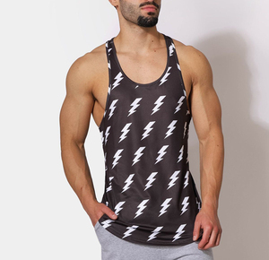 Débardeurs Homme Personnalisés Sublimés de Haute Qualité, Meilleures Ventes, Tenue de Sport Respirante pour Entraînement et Fitness - Product Image 1