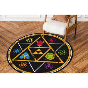 Tapis Legend of Zelda : Décoration de chambre gamer, tapis moderne antidérapant, tapis fin non tissé - Product Image 4