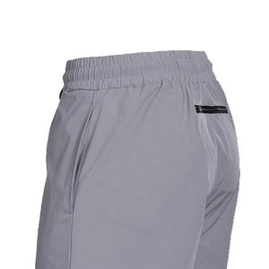 Fabricación profesional de pantalones cortos para correr de gimnasio para hombres, hechos a medida, 100% poliéster, ropa informal, patrón sólido - Product Image 4