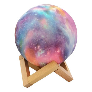 Moon Bluetooth Touch Lamp <b>Speaker</b> - Assorted Colors - Product Image 1