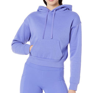 Sudadera Corta con Capucha para Mujer, de Dos Piezas, 100% Algodón Orgánico, Ropa Urbana Hecha con el Mejor Material, Sudaderas Cortas con Capucha para Mujer - Product Image 1