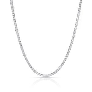 Cadena de Tenis de Plata de Ley 925 con Certificación IGI de Lujo, Joyería Fina de Alta Calidad, Estilo Hip Hop, Moissanita, Joyería Unisex para Bodas - Product Image 5