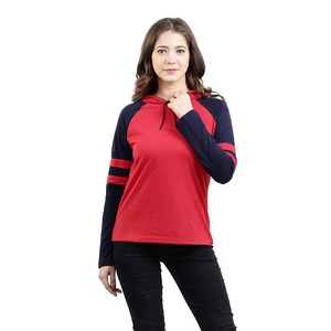 Offre Spéciale femmes taille personnalisée pull à capuche à manches longues automne sweat Zip 100% coton tricoté doublé Streetwear lettre légère - Product Image 1