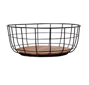 Panier à fruits de qualité supérieure Design créatif Panier à fruits Pièce maîtresse Panier à fruits en métal Fabriqué en Inde - Product Image 3