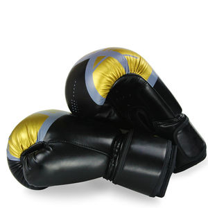 Guantes de boxeo de cuero para hombres y mujeres, manoplas pesadas para entrenamiento, MMA, combate de alta calidad, Kickboxing con cordones personalizables - Product Image 1