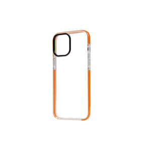 SAFA Punto Series Étui en silicone premium pour iPhone 12 Pro 7 Plus 11 Pro 8 Plus - Emballage de vente au détail - Orange - Product Image 1
