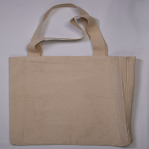 Eco-Friendly Recyclable <b>Large</b> Designer Travel Tote Bag Custom Logo Silk Screen Printing 100% Organic Cotton Hand Length Handle - Product Image 1