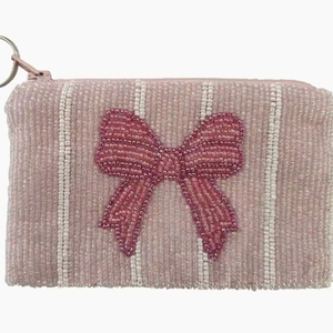 Handmade Seed <b>Beads</b> Embroidery Coin Pouch For Women Custom Design Trendy Beaded Coin Purse With Seed <b>Beads</b> Custom Logo - Product Image 1