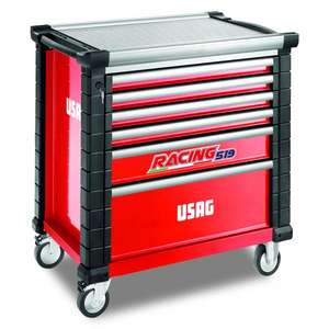 Gabinete Rodante Usag Racing con 6 Cajones, Gabinetes para Herramientas Vacíos - Product Image 1