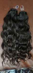 Paquetes de cabello trenzado ondulado de 20 pulgadas Color natural y textura Cabello crudo indio - Product Image 5