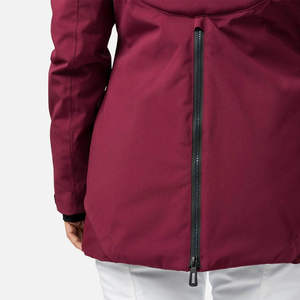 Vente en gros Veste en toile tricotée respirante et imperméable pour femmes Design personnalisé Coupe-vent d'extérieur à capuche souple chaude - Product Image 6