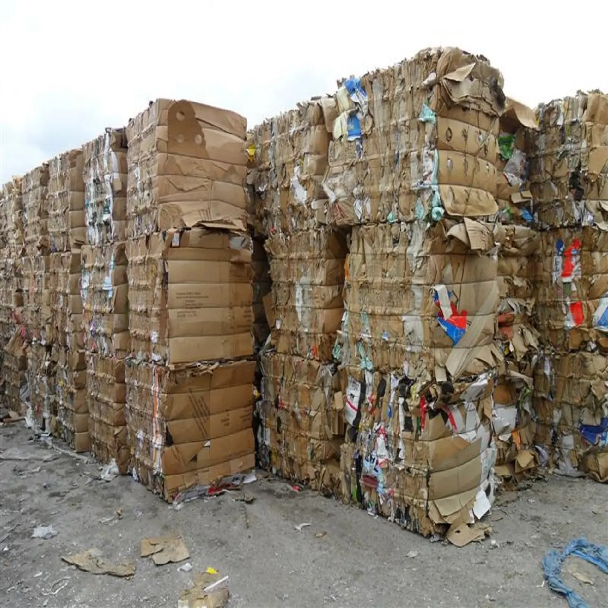 Papel de desecho de importación, 100% cartón