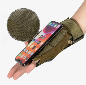 Guante de moto de cuero personalizado al por mayor para hombres y mujeres guantes de moto de dedo completo con pantalla táctil impermeables - Product Image 2