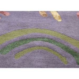 Confetti Pink & Purple <b>Hand</b> <b>Tufted</b> Wool & Viscose <b>Rug</b> Abstract Pattern for Home Use-Tra-14721 - Product Image 3