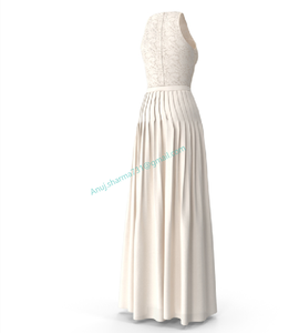 ชุดแต่งงาน/ชุดเจ้าสาว/ชุดแต่งงานสีขาววินเทจชุดแต่งงานสีขาวชุดแต่งงานแบบทันสมัยชุดแต่งงานสีขาวชายหาด - Product Image 3