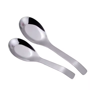 Cuillère à soupe miroir Offre Spéciale hôtel Restaurant cuillère à soupe en acier inoxydable couverts artisanat produit le plus vendu - Product Image 5