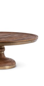 Modern Wooden Cake Stand With <b>Glass</b> Dome <b>Cloche</b> Dessert Display Pedestal Base For Bakery Wedding Party Home Decor & Gifting - Product Image 4