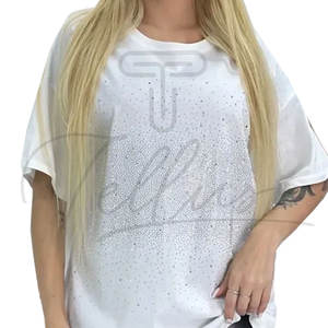 Novedad: Camisetas de Verano para Mujer, Casuales, Estampadas, Ecológicas, Tejidas a Crochet, con Logotipo Personalizado, de Secado Rápido y Transpirables - Product Image 2