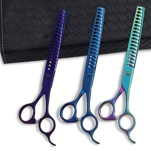 Best Selling Size 7 and 8 Inch Pet <b>Scissors</b> <b>Dog</b> | Micro Teeth Pet <b>Scissors</b> | Pet Grooming Cutting <b>Scissor</b> Set Custom Logo - Product Image 4