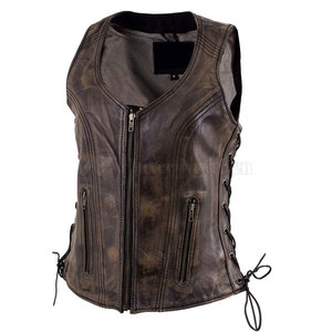 2025 Chaleco de cuero transpirable para hombres Logo botón decoración cálido invierno Casual ropa al aire libre precio razonable Chaleco de poliéster - Product Image 1