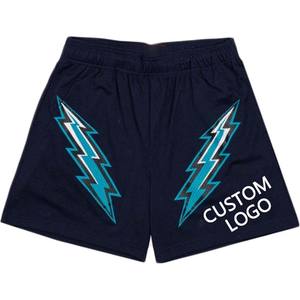 Pantalones Cortos de Baloncesto de Malla para Hombre de Alta Calidad al por Mayor, con Logotipo Personalizado, Cintura Elástica, Pantalones Cortos Deportivos para Adultos, Diseño Sublimado - Product Image 4