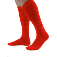 Chaussettes bavaroises pour hommes en polyester tissé de haute qualité, antibactériennes, séchage rapide, respirantes, couleurs personnalisées, blanc, noir, bleu, fabrication en usine