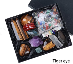 Conjunto de cristal Natural a granel de la mejor calidad, piedras preciosas curativas, cristal de Reiki, artesanías, Caja de Regalos - Product Image 5