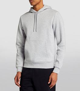 Sudaderas con Capucha Lisas de Manga Larga de Felpa de Algodón de 450 GSM, Personalizadas con Logotipo OEM, Venta al por Mayor de Fábrica, para Hombre - Product Image 2